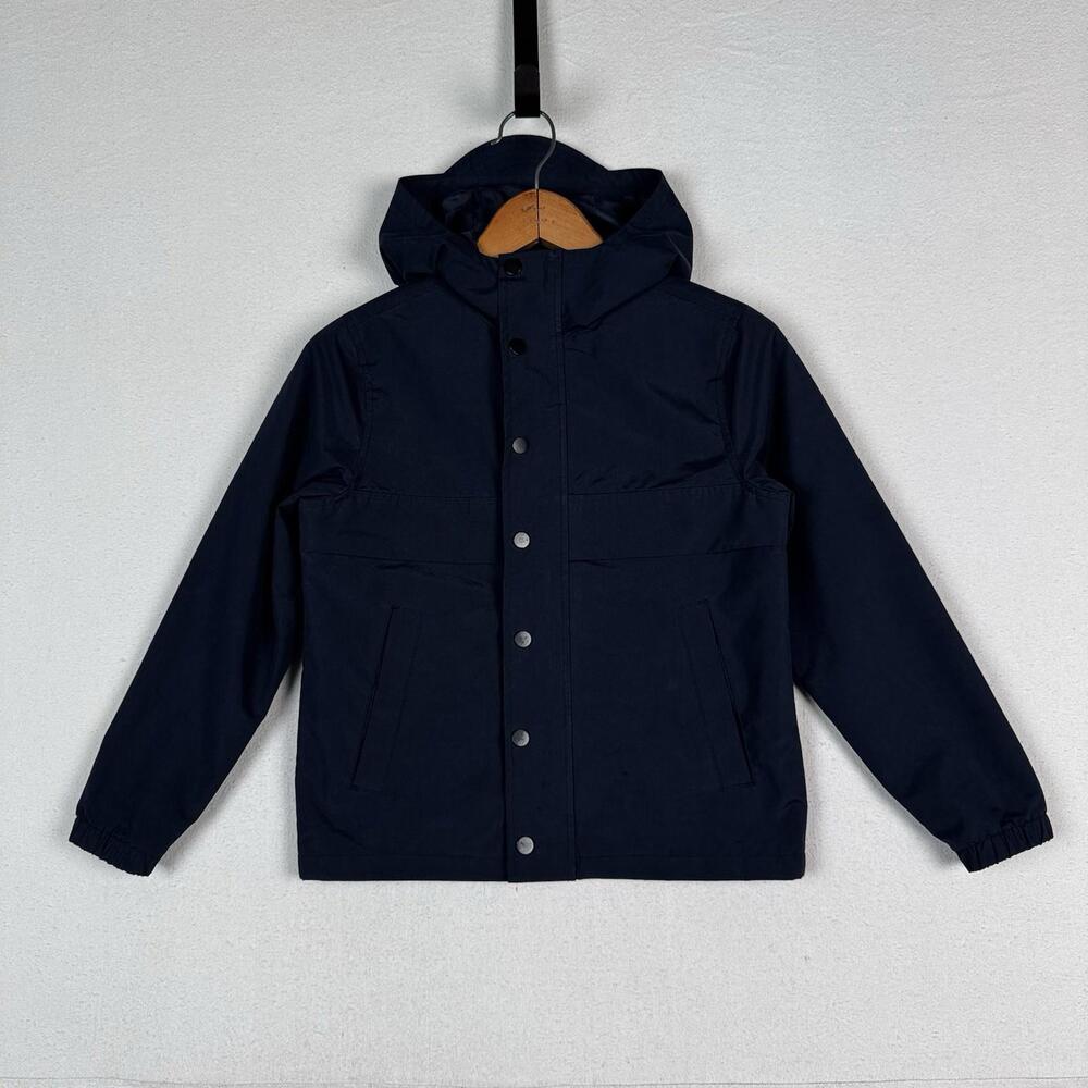 Old Navy Lined Hooded‎ Windbreaker M Size 8 Navy Blue
